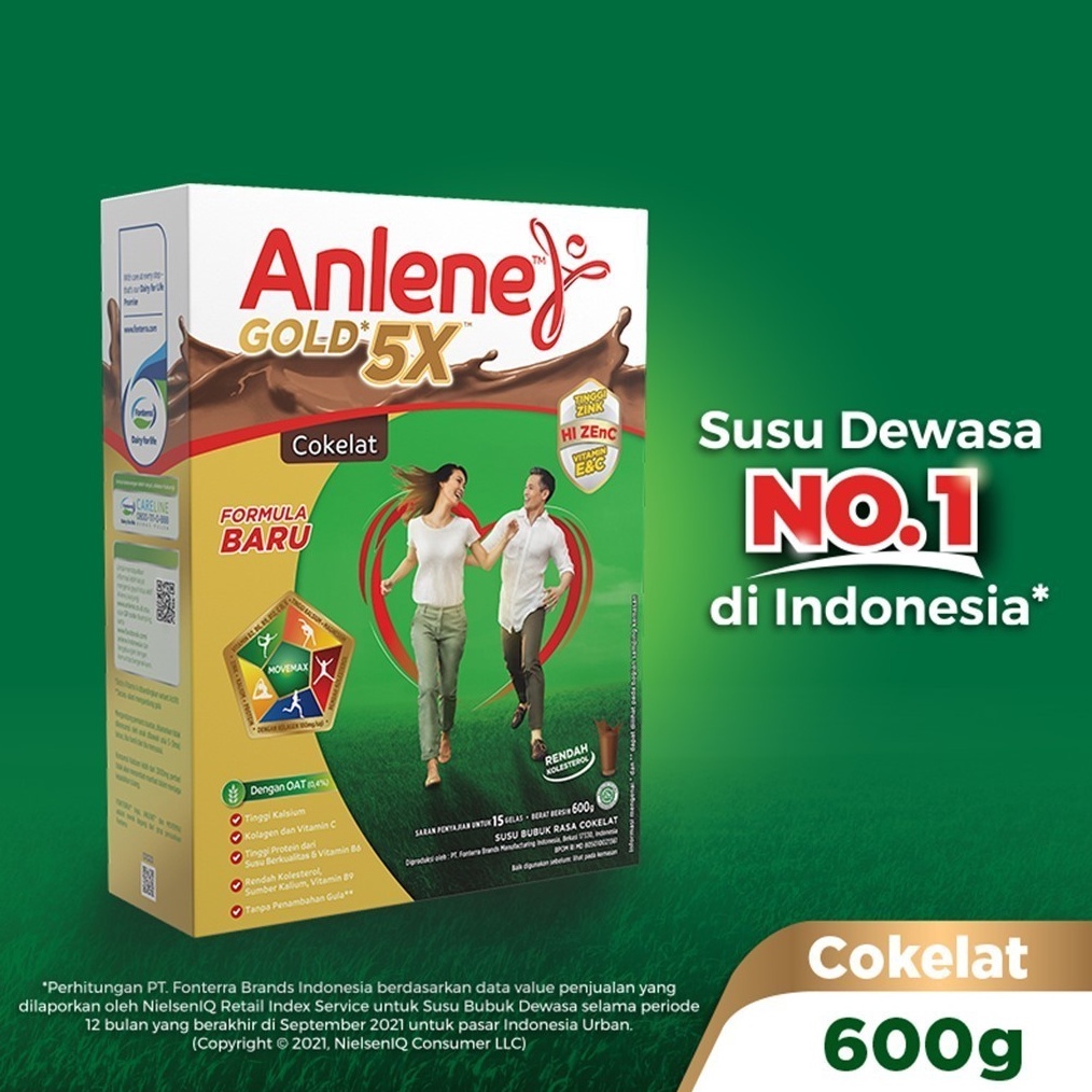 

Termurah Anlene Gold 5X Susu Bubuk Dewasa Cokelat 6g Nutrisi Tinggi Kalsium Untuk Tulang Sendi dan Otot