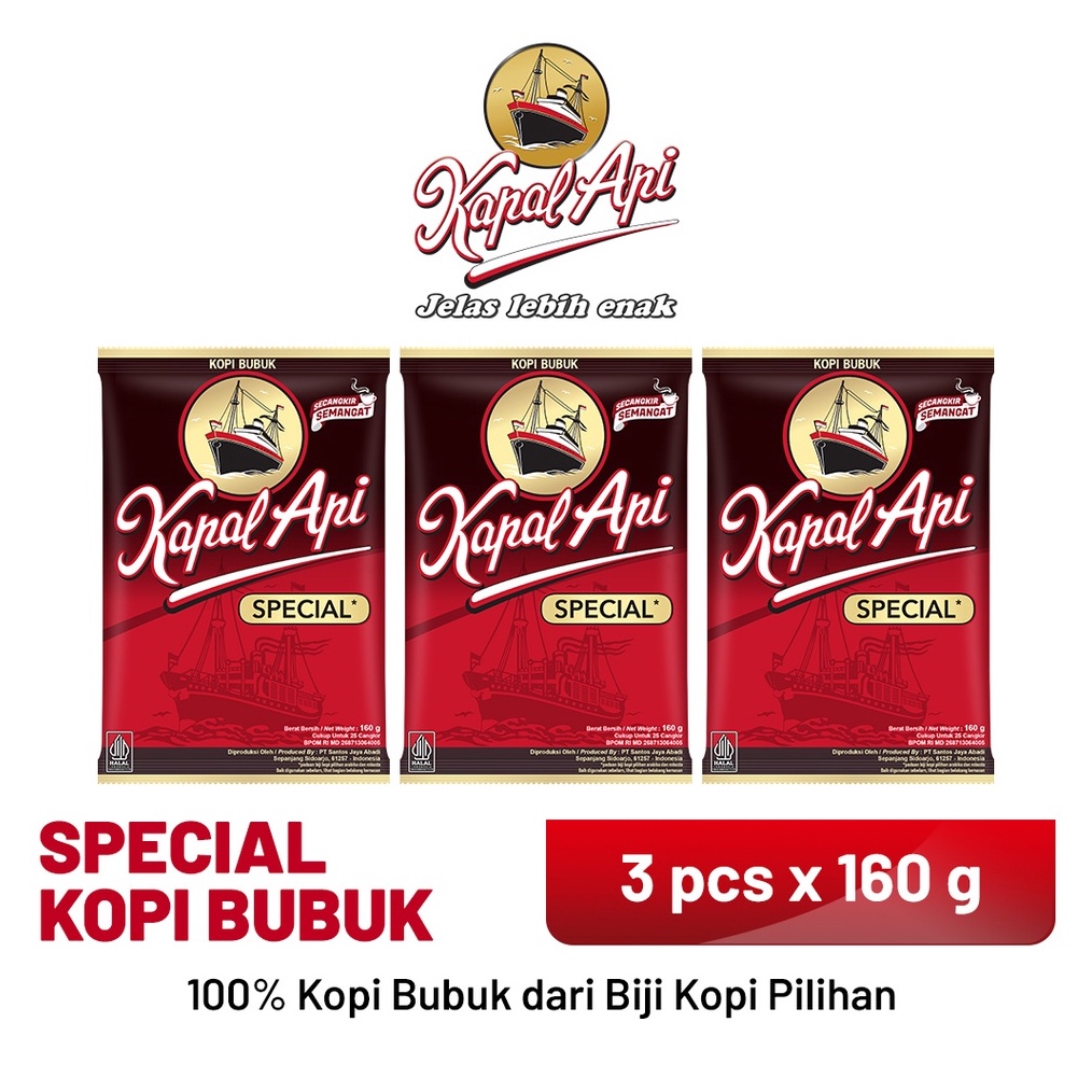 

Termurah KAPAL API Special Merah 3 X 16 gr