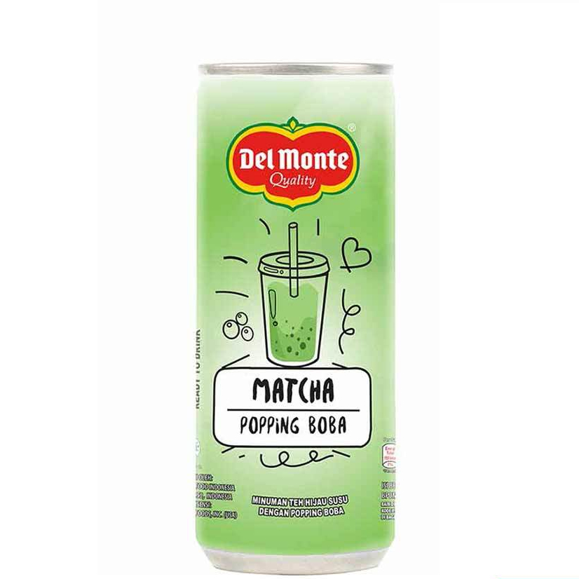 

DELMONTE Boba Milk Tea Matcha 240mL