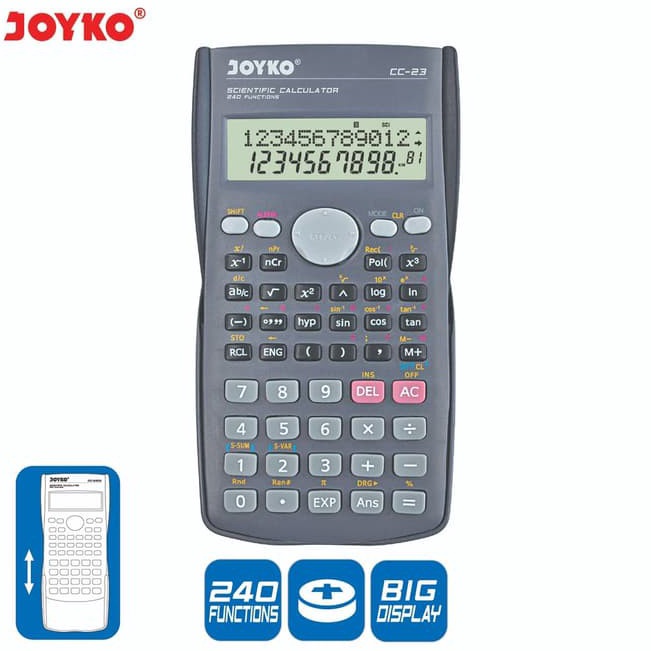 

Calculator Kalkulator Joyko CC23 Scientific 24 Functions
