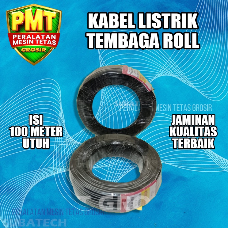 Kabel Listrik Serabut Tembaga Per Roll 1 meter