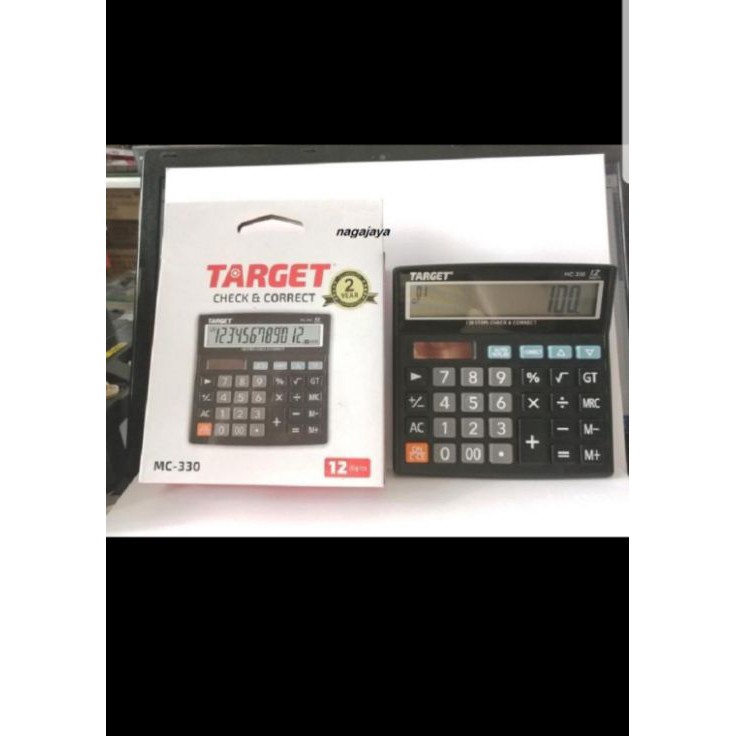 

Kalkulator TARGET MC33 kalkulator 12 digit kalkulator dagang