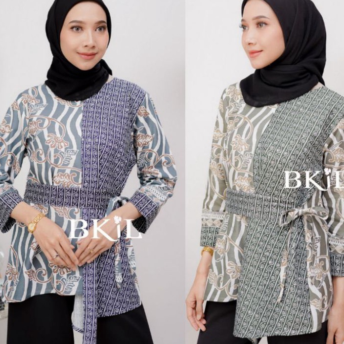STAR Batik Wanita  Blouse Batik Wanita  Atasan Batik Wanita  Baju Batik Wanita Kerja