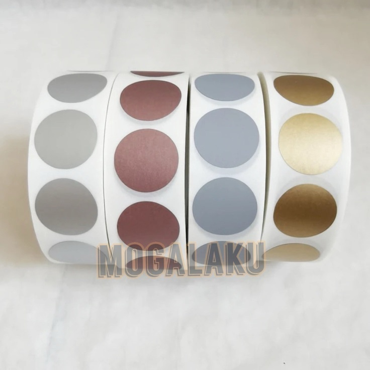 

Produk label gosok scratch pin off bulat