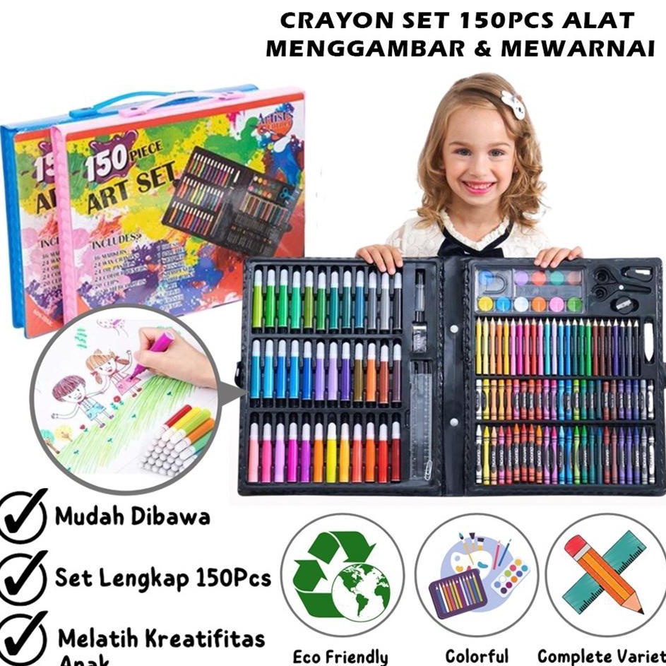 

Crayon Set Anak 15 28 Pcs Alat Tulis Mewarnai dan Menggambar Anak Set Lengkap