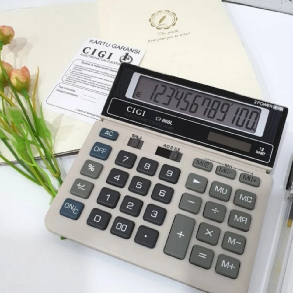 

Kalkulator CIGI Type CI 868 L Calculator CIGI 12 Digit 868 L