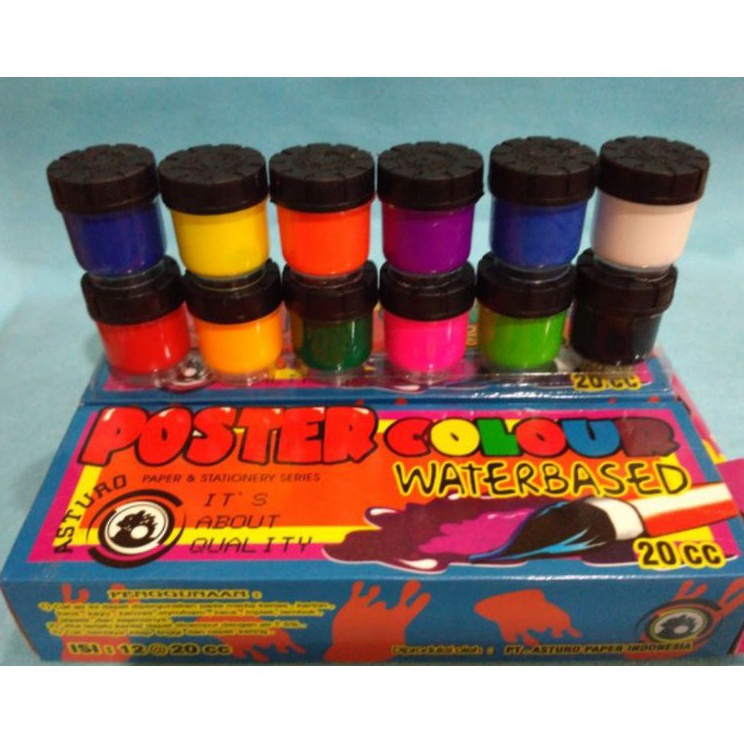 

Cat Asturo 12 Warna 2cc Colour