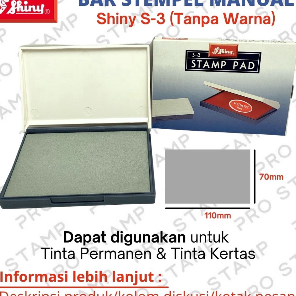 

Diskon Promo Bak TintaBak Stempel SHINY S3S3 11x7mm READY STOCK