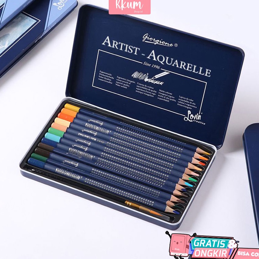

Oil Pensil Warna 122448 WaterColor Pencil Color