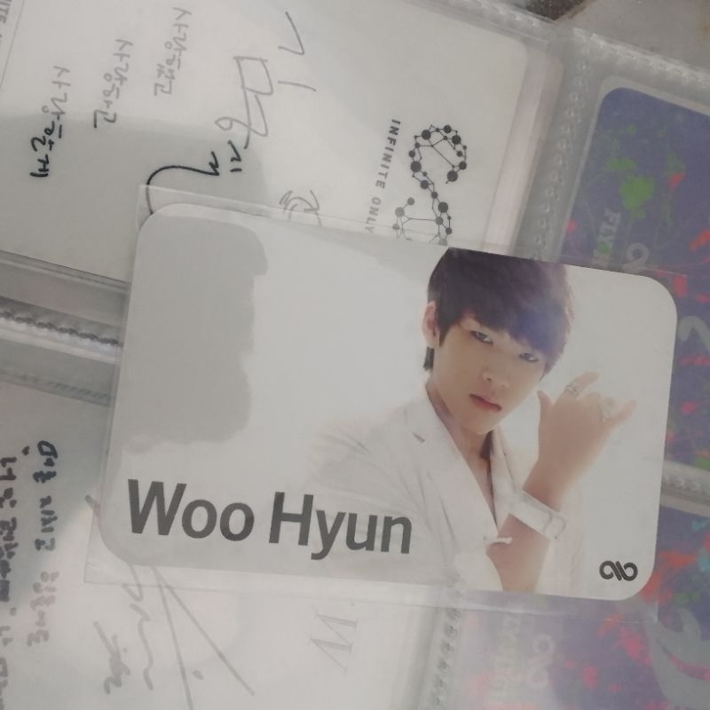 infinite woohyun btd japan photocard pc