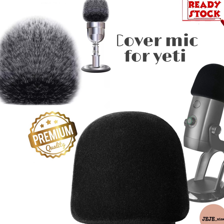 Terlaris Busa mic Blue Yeti Bulu  Yeti Pro condenser foam windshield cover mic high quality