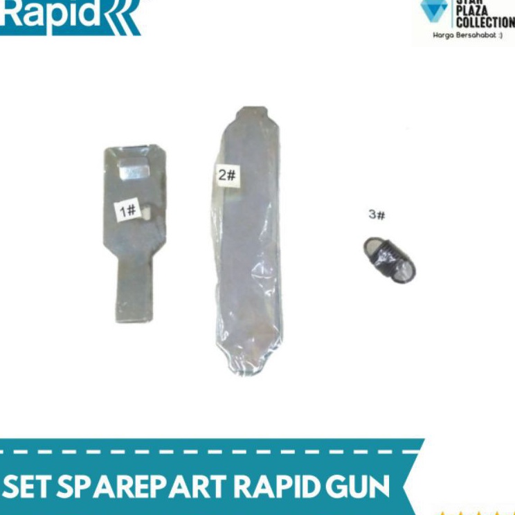 

Produk Set Sparepart Staples Tembakan Rapid R23 Per Plat Pelatuk Rapid