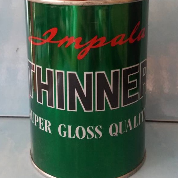 

Serba Murah THINER IMPALA THINNER IMPALA 1 LITER CAMPURAN PENGENCER CAT MINYAK THINER KALENG