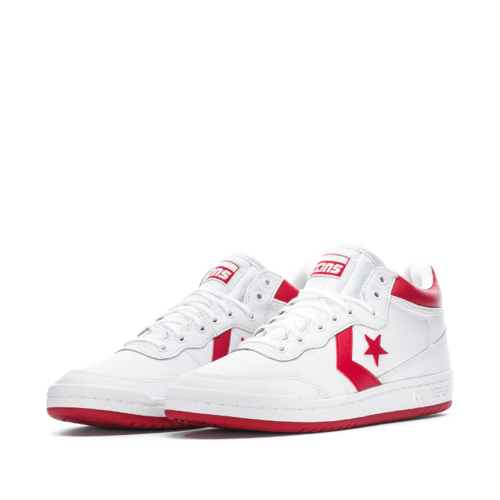 Converse CONS Fastbreak Fast Break Pro Leather Nylon Sport CX Mid White Red