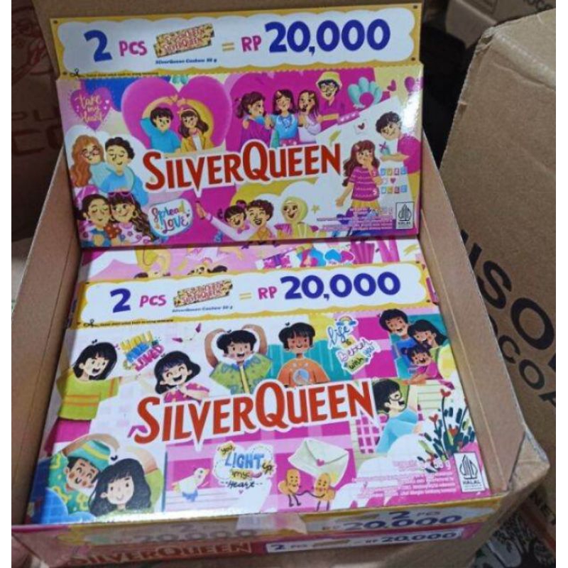 

Cokelat Silverqueen 58gr B1G1 exp 2025