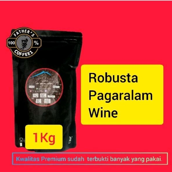 

Kopi bubuk Robusta Wine Pagaralam 1 Kg Biji Roasted Bean