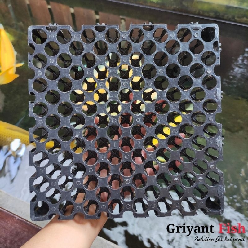 Tatakan Chamber 25cm Alas Kotak Media Filter Kolam Koi