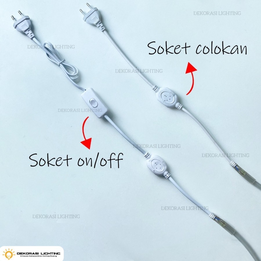 Soket colokan lampu strip led 2835