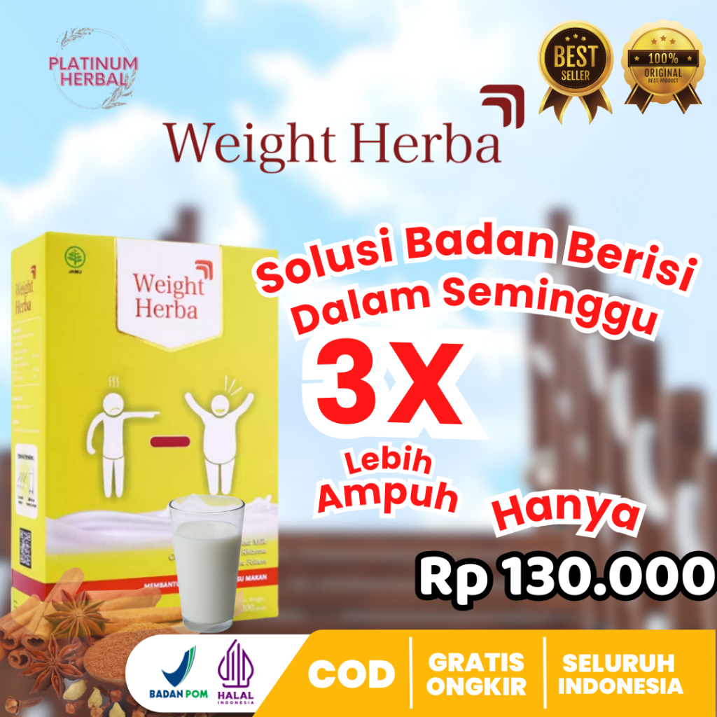 

Susu Original Weight Herba - Menambah Nafsu Makan dan Manaikan Berat Badan