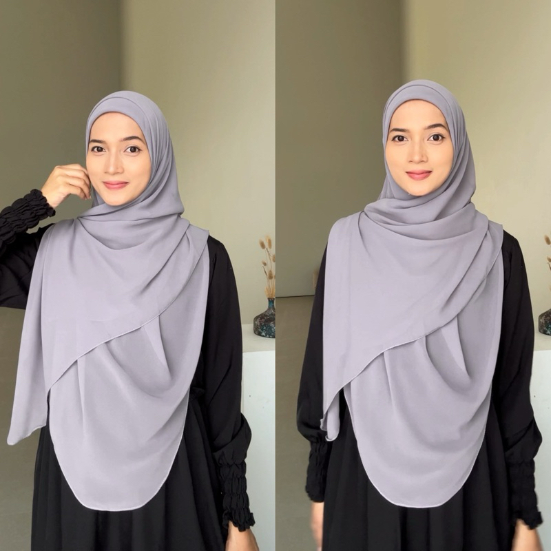 JILBAB SEGI EMPAT MALAY 130x130 PREMIUM CERUTI BABY DOLL