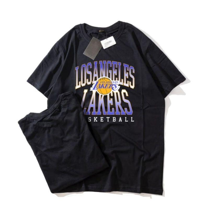 KAOS T-SHIRT L.A LAKERS JUMBO ORIGINAL / KAOS DISTRO