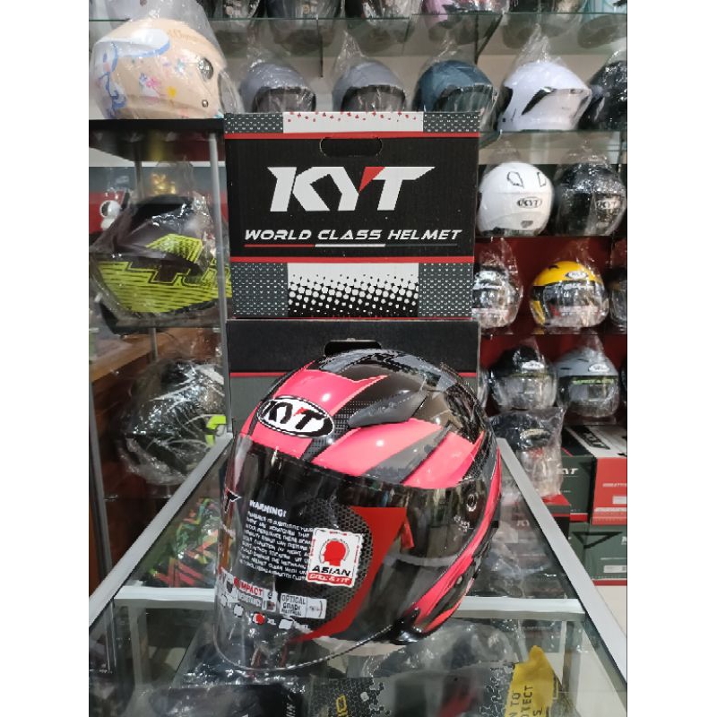 HELM KYT GALAXY black pink
