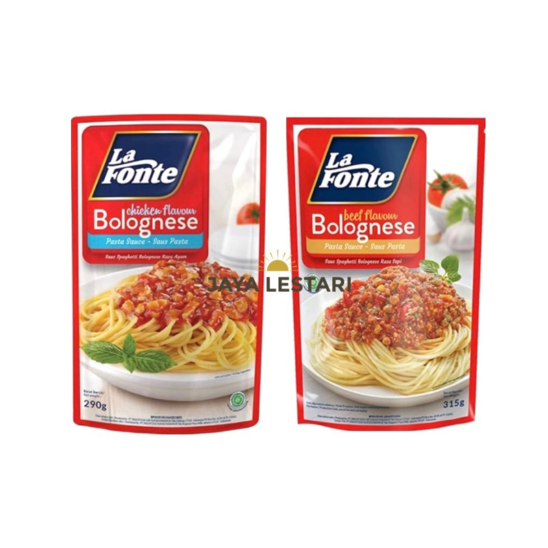

La Fonte Bolognese Saus Pasta (2 Varian Rasa)