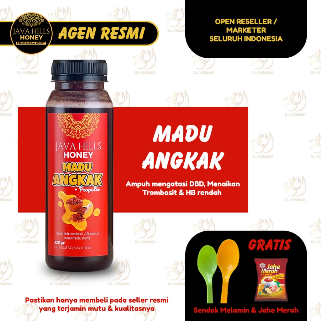 

Madu Angkak Javahills Java Hills Honey Premium Raw Obat DBD Menaikkan Trombosit