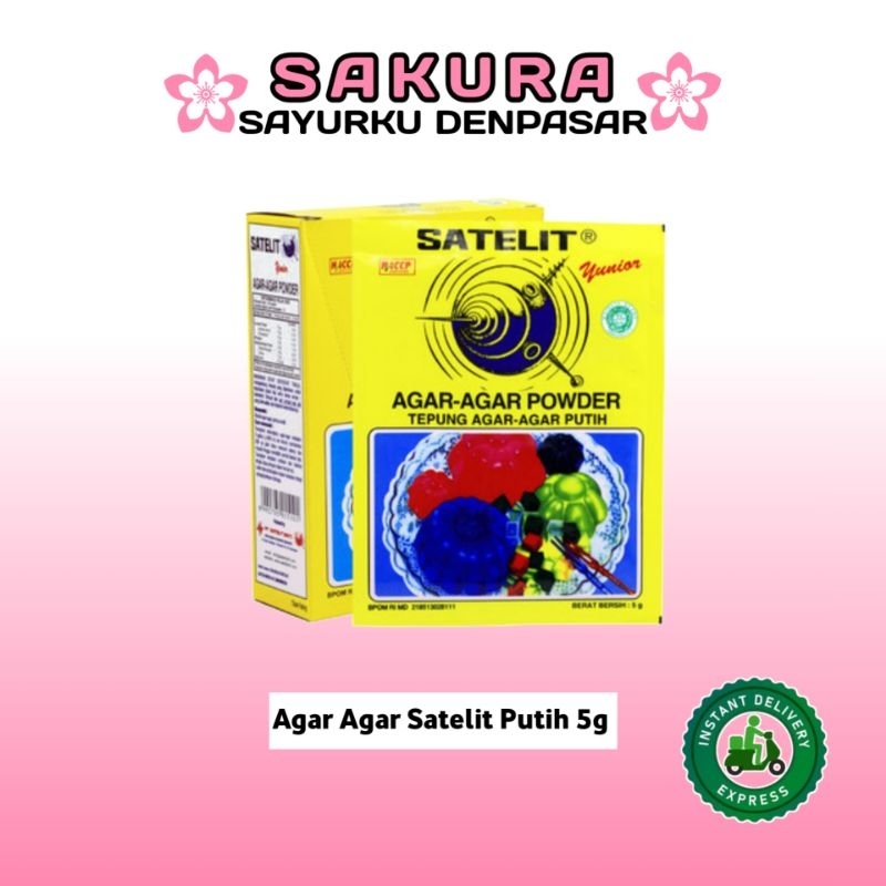 

Agar Agar Putih Satelit Yunior 5g - SAKURA