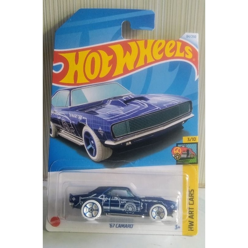 Hot Wheels 67 Camaro Biru