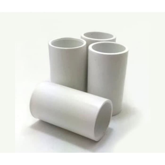 100 Buah Soket Pipa Listrik Conduit Sok Sock Socket Sambungan Lurus