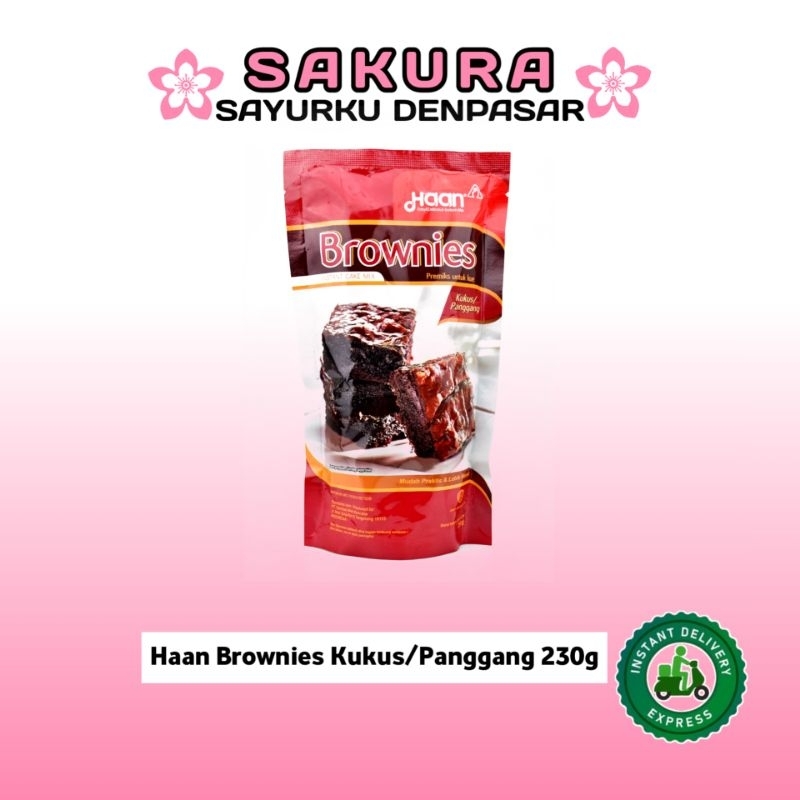 

Haan Instant Kue Brownies Kukus/Panggang 230g - SAKURA