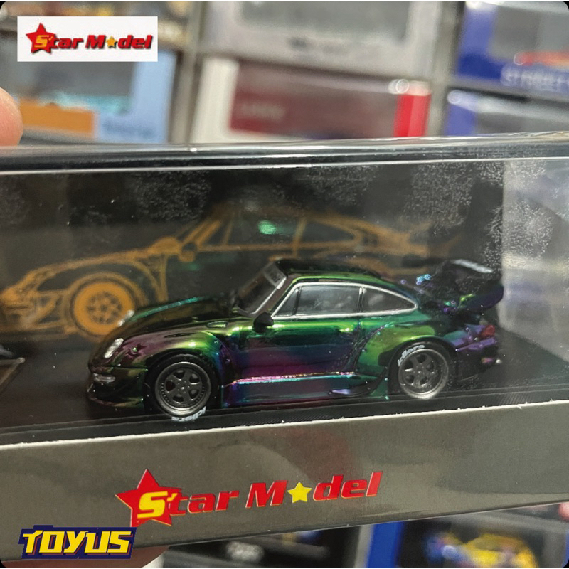 Star Model - Porsche RWB 993 Chameleon Green Purple