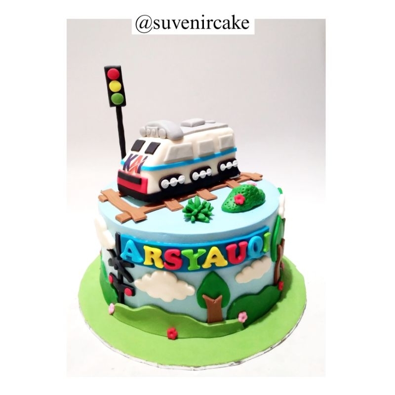 

cake kereta KAI/kue ulang tahun kereta api KAI/kue ultah kereta api/kereta api KAI