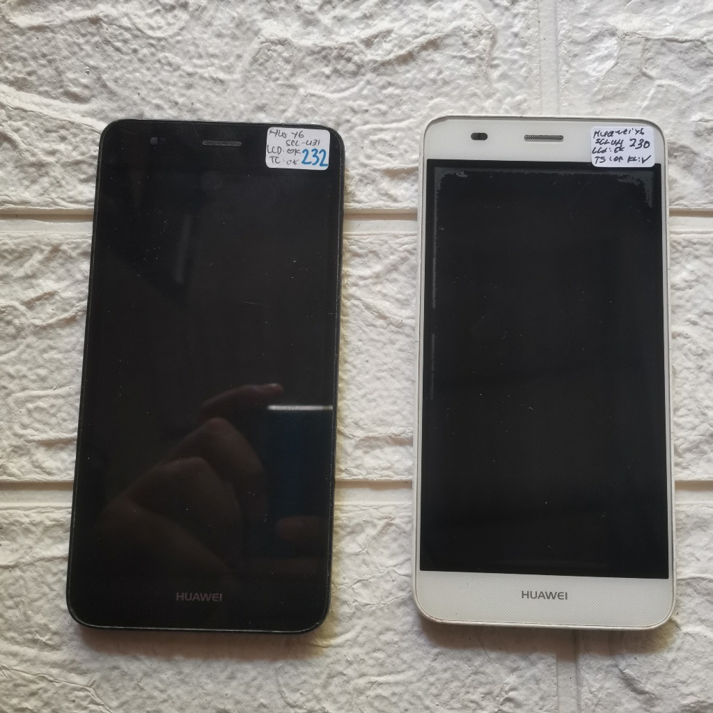 LCD Frame Huawei Y6 - SCL-U31 Original Copotan | Minus (Lihat Foto Variasi)