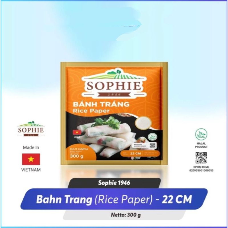 

Sophie Banh Trang Rice Paper 22 cm 300 g