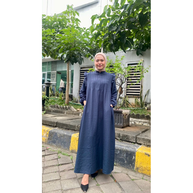 gamis polos coco linen