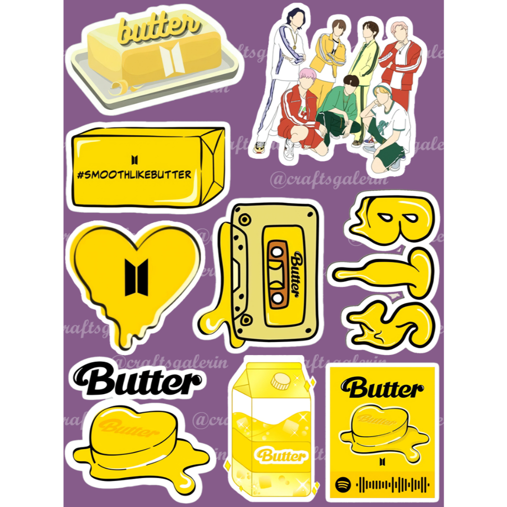 

STICKER CUTTING BTS WATERPROOF | STIKER BTS BT21 ARMY BANGTAN CHIBI