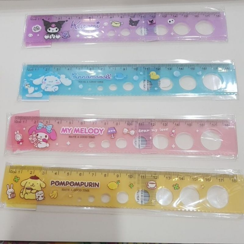 

Penggaris sanrio 18 cm