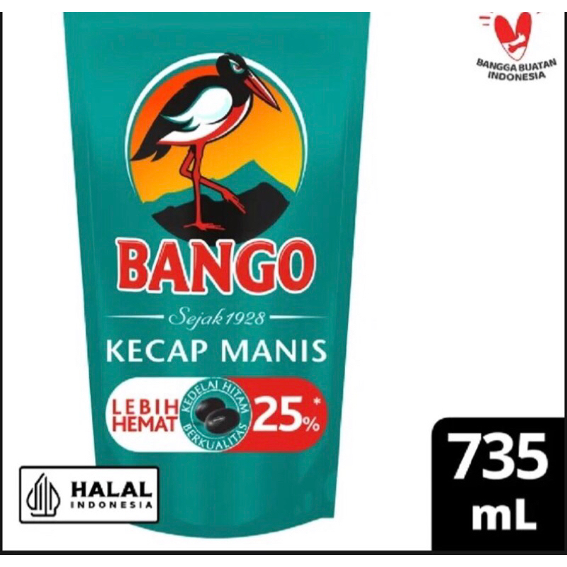 

Kecap bango 735 ml ukuran besar