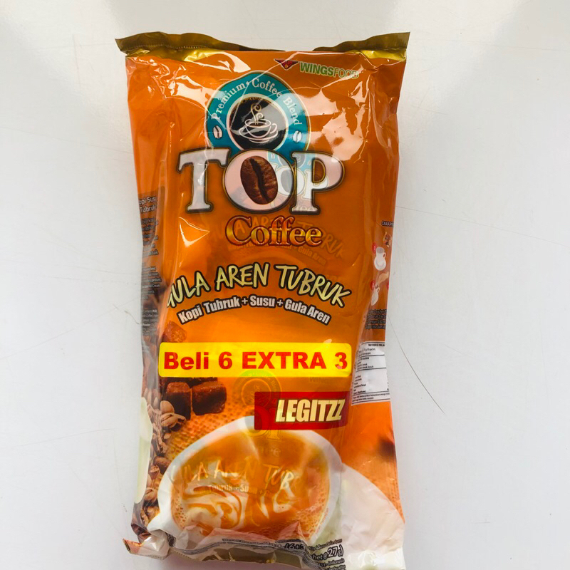 

Top Coffee - Gula Aren Tubruk 15 sachet per-renteng