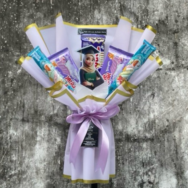 BUKET KARAKTER WISUDA / BUKET ANAK TK SD
