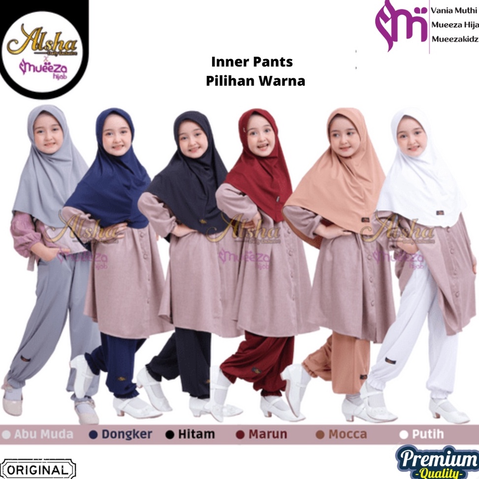 ART C34F Grosir Celana Daleman Gamis Celamis Legging Wanita Inner Pants Anak Size S M 6 7 8 9 1 11 1