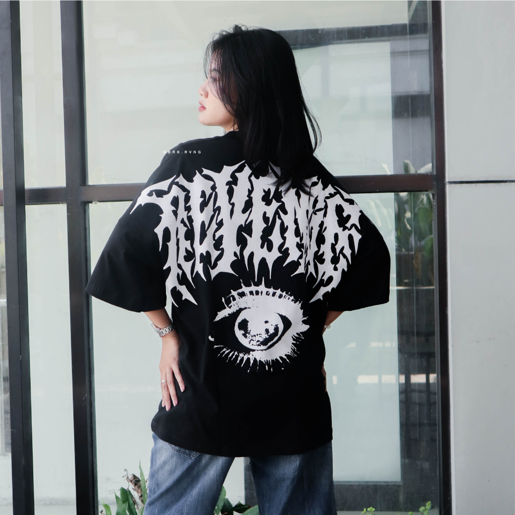 OVERSIZED T-SHIRT - MATAA - BLACK - DBRK RVNG