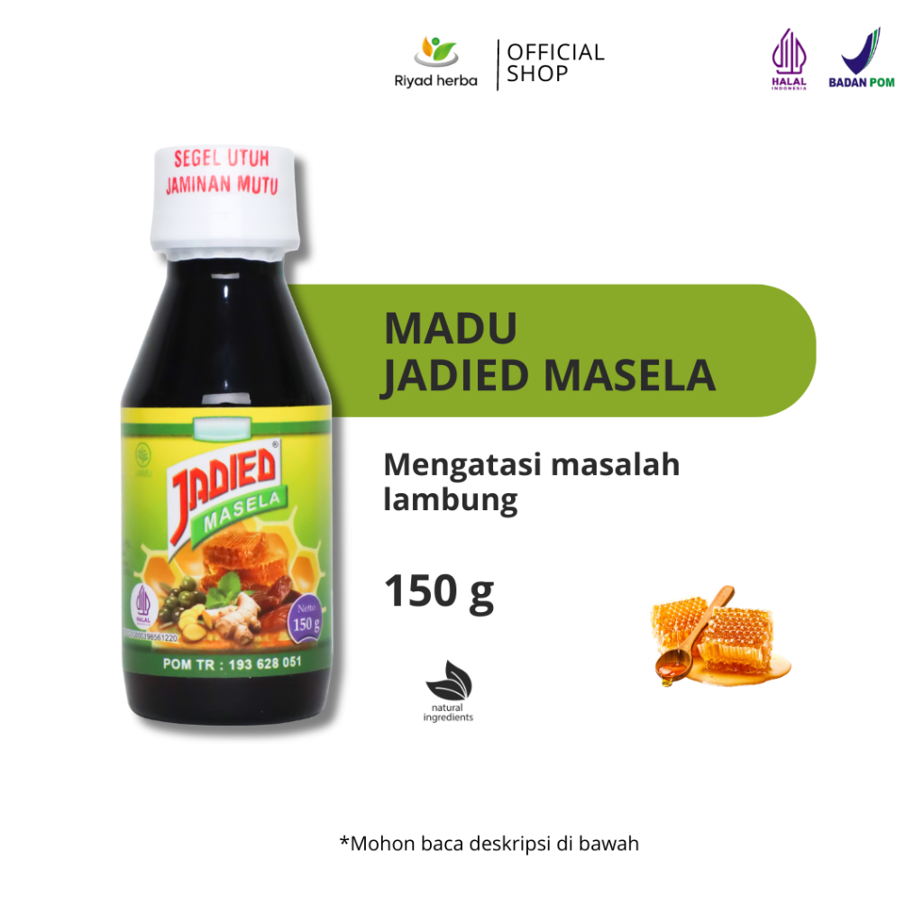 

Madu Jadied Masela 165Gr Original Membantu Permasalahan Lambung