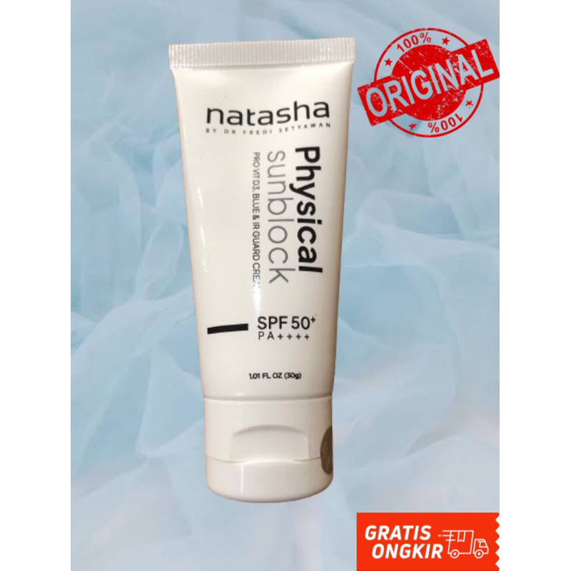 BARU  NATASHA SUNBLOCK BLUE EDELWEISS SPF 50++ PA+++ / PHYSICAL SUNBLOCK NATASHA