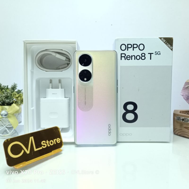 HP SECOND MURAH OPPO RENO 8T 5G RAM 8/128 GB GARANSI RESMI