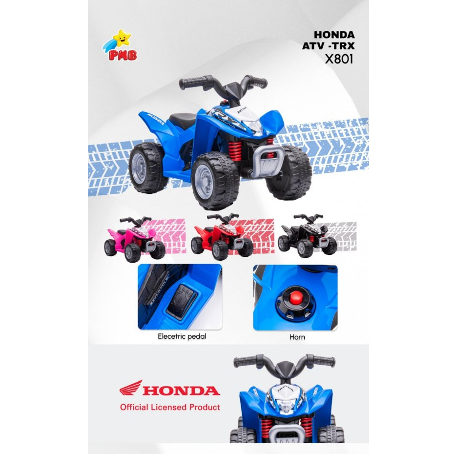 MOBIL ACCU / AKI ANAK PMB HONDA ATV X801