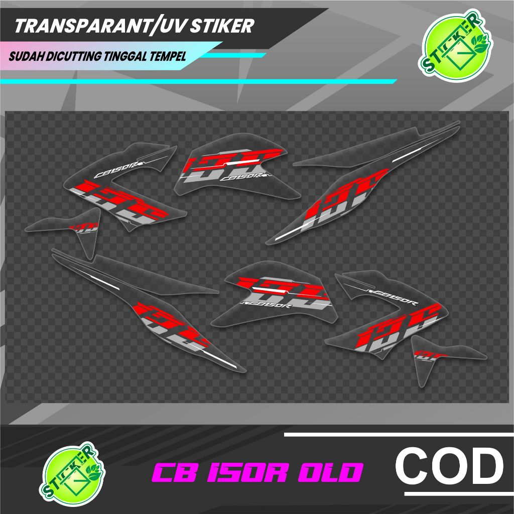 STRIPPING TRANSPARAN HONDA CB 150R OLD VIETNAM 4 125 UV VIRAL + CUTTING