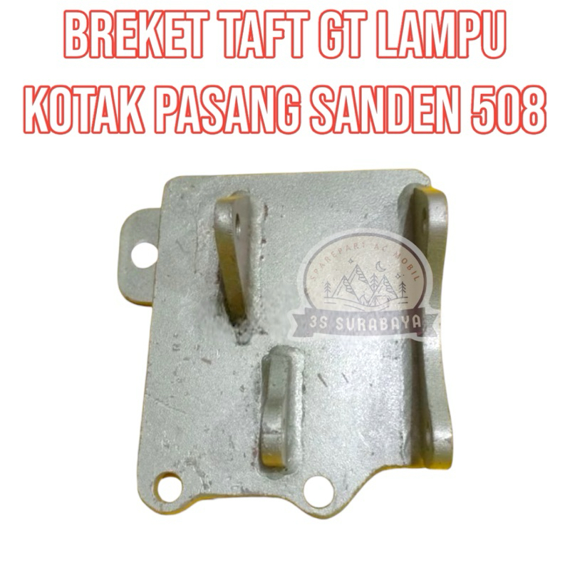 Breket Taft Gts Lampu Kotak Pasang Sanden 508 Daihatsu Ac mobil Bracket Dudukan Compressor (Baru/New